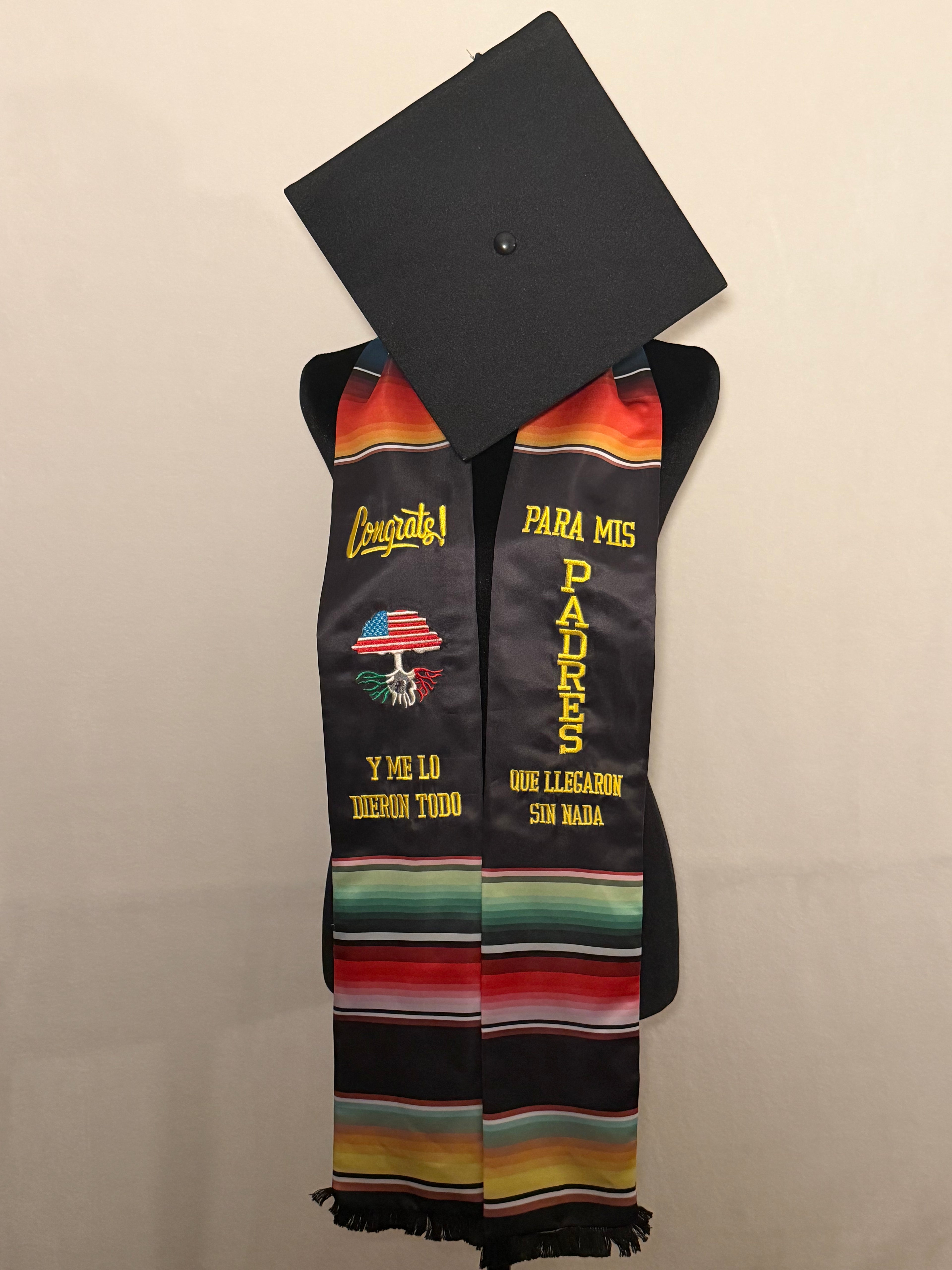Para Mis Padres Graduation Stole