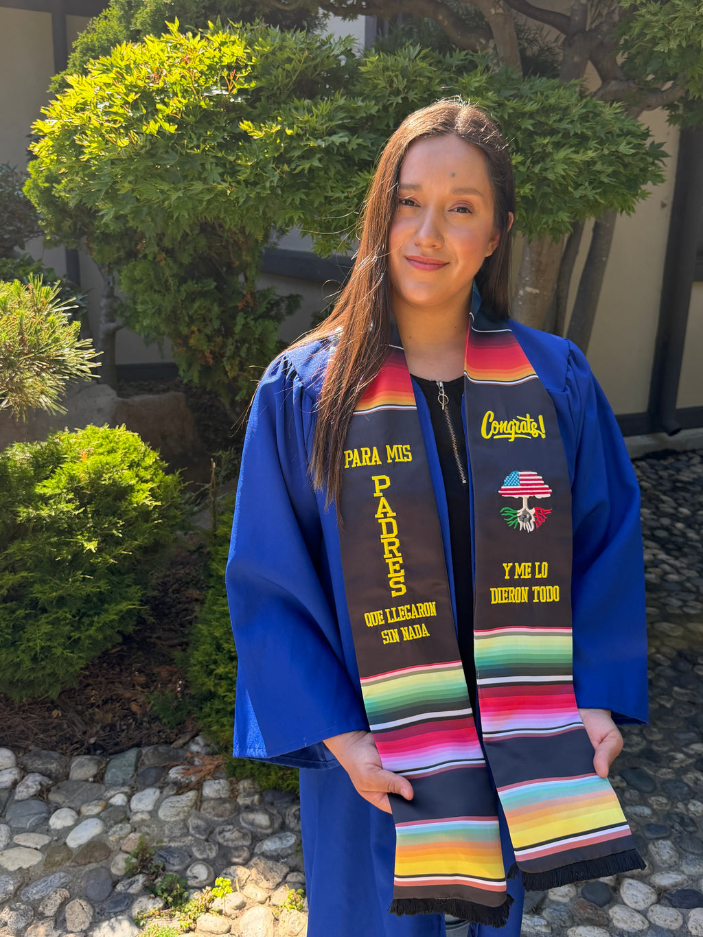 Para Mis Padres Graduation Stole